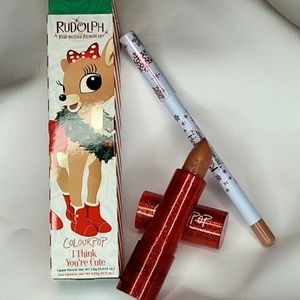 Colourpop x Rudolph I Think You're Cute Lip Set